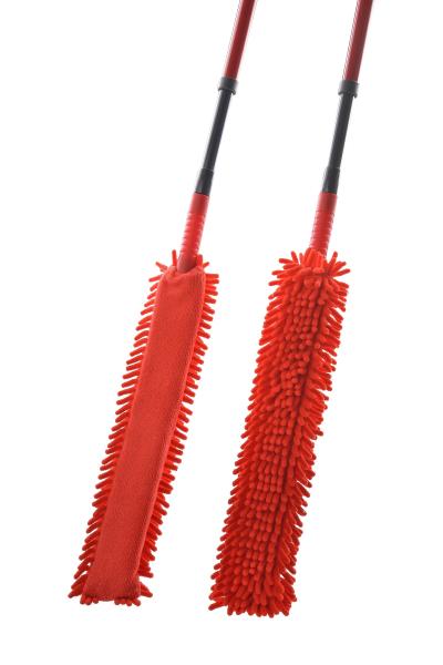 Telescopic Chenille Feather Dusting Brush Cleaning Microfiber Duster Electrostat