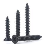 Grade 2 5 8 Plain HDG Black Self Tapping Screw / Carbon Steel Screws