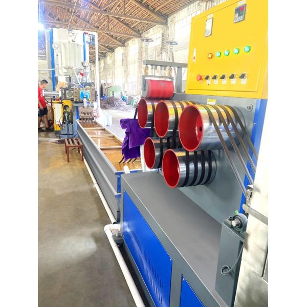 Plastic PET / PP Straps Packing Band Making Machine High Output Strong Tension 9