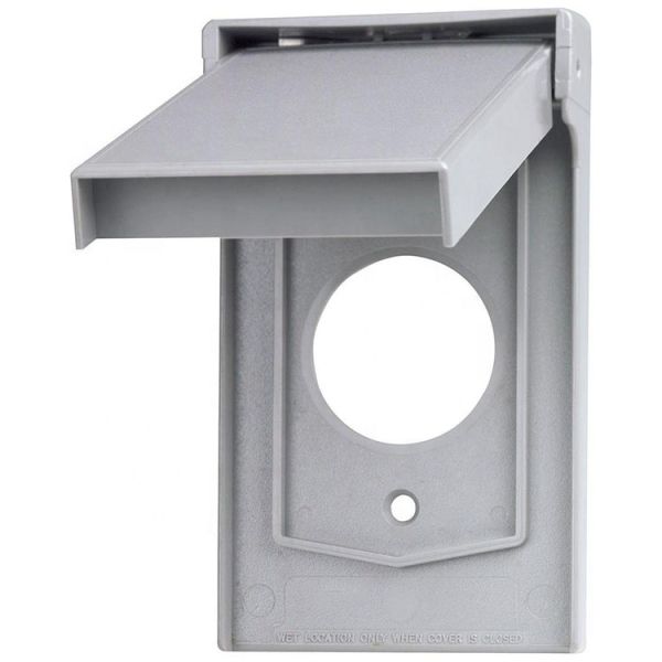 Custom Die Casting of Aluminum Weatherproof Electrical Outdoor Outlet Box Cover