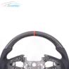 Buy cheap Red Stripe CRV Honda Carbon Fiber Steering Wheel Black Leather 350mm from wholesalers