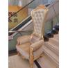 Buy cheap Xinyu ISO14001 Antique Hotel Furniture Luxury King Gold Throne Chairs from wholesalers