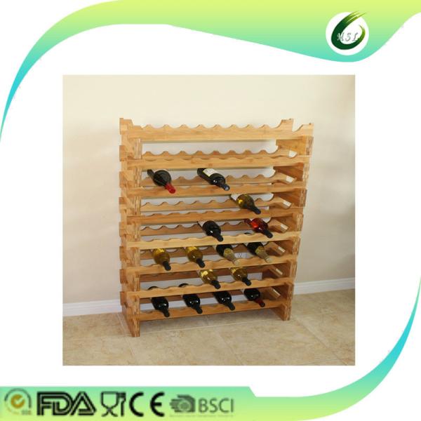 Buy cheap 2017 bamboo wood wine holder creative rack for kitchen from wholesalers