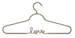 Buy cheap 10.9x2.7x0.05" Chrome Wire Hangers With Name In Wire from wholesalers