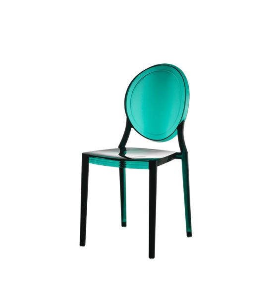Buy cheap Splash Coloured Acrylic Chairs Comfortable Acrylic Kitchen Chairs from wholesalers