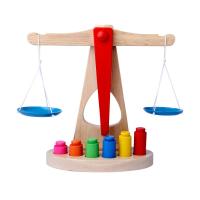 Buy cheap Weighing 10CM Wooden Balance Scale Toy Montessori Balance Scale product