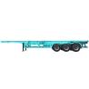 Buy cheap 3 Axle Skeleton Container Semi Trailer 40ft Tri Axle Container Chassis from wholesalers