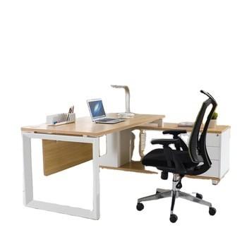 Buy cheap ISO Modern Metal Steel 74cm Executive Office Desk Set from wholesalers