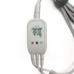 5831398 Leadwire And Trunk Cable ECG 3 Lead Cable Undetachable ,Grabber ,AHA ,4
