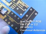 Rogers IsoClad 917 Non Woven Fiberglass / PTFE High Speed PCB With Low