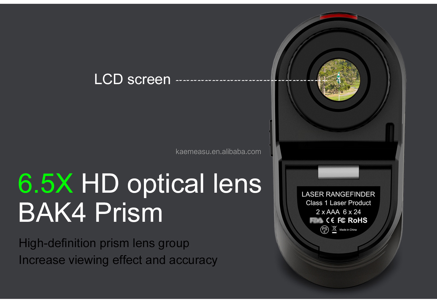 golf laser rangefinder outdoor sports hunting rangefinder handheld laser distance meter telescope