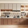 Buy cheap Antique Frame-line Door Panel Solid Wood Veneer Kitchen Cabinet For Project Builder from wholesalers