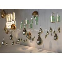 Buy cheap Electroplated Item Mirror Silver Fiberglass Water Drop Statues Customized product