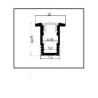Buy cheap Custom Led Strip Light Aluminum Channel Profiles For Door / Window / Floor from wholesalers