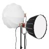 Buy cheap Brown 200w portable LED photography lighting 2700K-7500K suitable for studio shooting makeup fill light from wholesalers