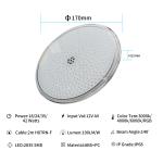 ODM RGB WiFi LED PAR56 Pool Lights Refined 24W 170*12mm