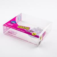 Buy cheap Pantone Single Color Foldable Transparent Plastic Box product