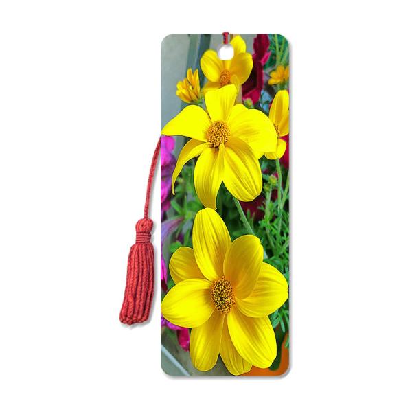 Buy cheap Flower Design Souvenir 3D Lenticular Bookmark / 3D Lenticular Printing from wholesalers