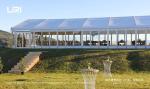 Water Resistant Glass Wall Outdoor Event Tents 6061 Aluminium Profile