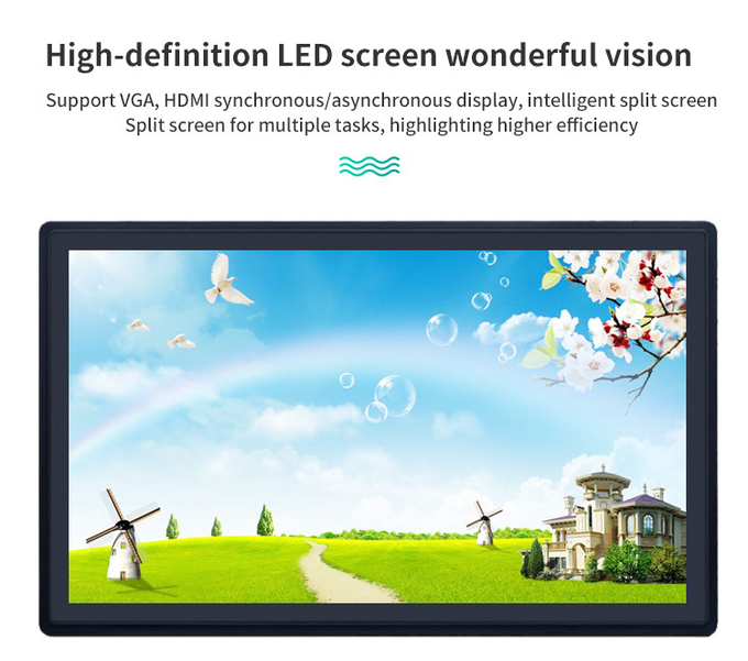 Sunlight Readable Industrial Touch Screen Display High Brightness Open Frame