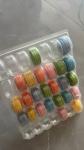 Macaron 35 Transparent Tray Packaging Handmade Box Macaron Packaging Chocolate