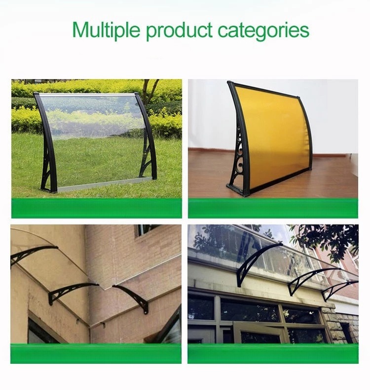 Door Canopy And Non-Toxic Polycarbonate Awnings For Clear Protection