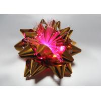 Buy cheap Fiber - optic Metallic PET LED bows for Celebrative Wedding / Party / Holiday product
