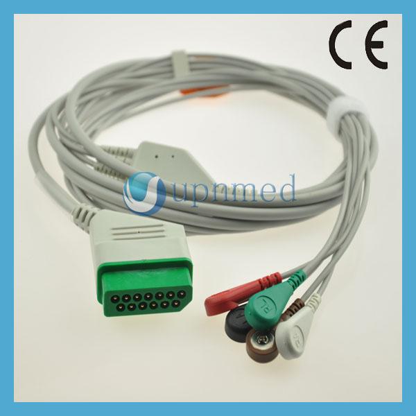 Buy cheap nihon koden BSM-2300 ecg cable,5 lead ecg cable,3 lead ecg cable from wholesalers