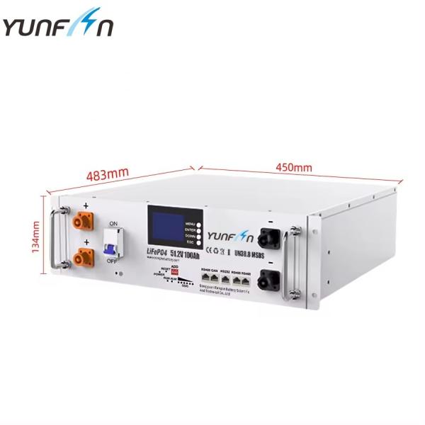 Buy cheap 51.2V 200Ah 10KWh Residential Lithium Ion Battery Rack Mounted Battery Pack LiFePo4 from wholesalers