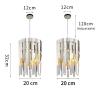 Buy cheap Small Round Gold k9 Crystal Modern Led Chandelier for Living Room Hallyway Chandelier(WH-CY-176) from wholesalers