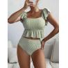 Buy cheap Ruffles Embellished Swimming Suits Bikini - Perfect For Vacation Sexy Swimwear For Women Swimming Suit For Ladies from wholesalers