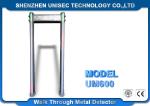 Fireproof Material Archway Metal Detector Visual Alarms UM600 UNIQSCAN 20 Watt