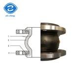 PN6-PN40 Dn200pn16 Carbon Steel Galvanized Flange Single Sphere Rubber Expansion