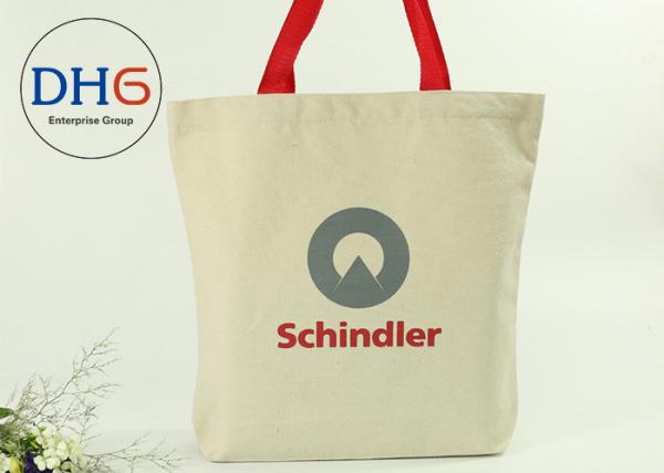 Buy cheap Popular Cotton Canvas Grocery Bags 2.5cm Width Handle 15kgs Load Weight from wholesalers