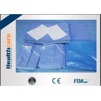 Buy cheap PE Film Sterile Extremity Laparotomy Medical Procedure Packs With Adhesive Drape product