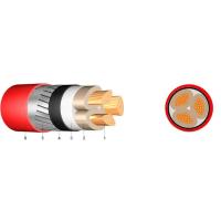 Buy cheap Three Core PVC High Voltage Wire Hv Underground Cable With Flat Wire Amour product