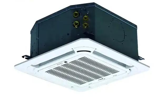 360 Degree Compact Four Way FCU Fan Coil Unit Cassette Chilled Water Heating