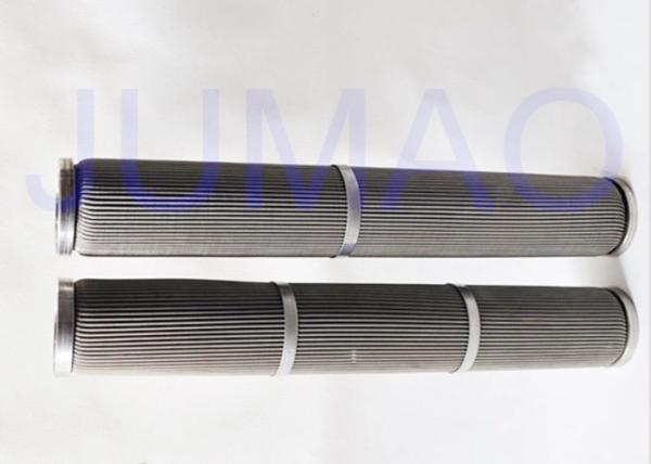 Anti Rust Pleated Filter Element , 316L Stainless Steel Water Filtration