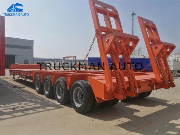 Buy cheap Heavy Loading Truck Trailer Low Bed Transport The Excavator 100 Tons from wholesalers