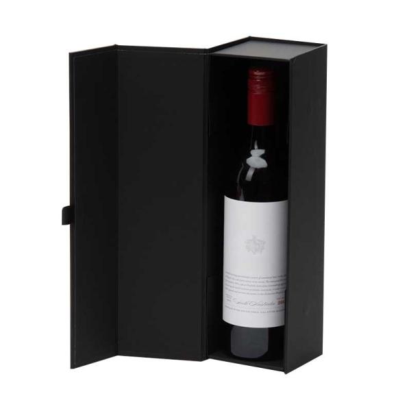 Buy cheap Personalized Wine Gift Box Magnetic Single Red Wine Bottle Packaging Box from wholesalers