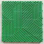 Factory Rigid Colorful Interlocking PP cubic garage floor tiles plastic Garage