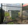 Buy cheap Black Iron Panels Steel Wall Fence Decorative Low Tubular Steel Fence for Villa Garden from wholesalers