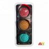 Buy cheap 300mm Series Traffic Lights Three Sections Three-Color Traffic Light Round LED from wholesalers