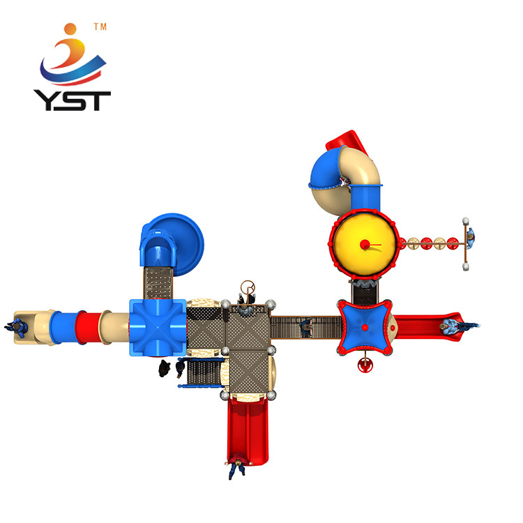 ODM Combined Kids Playground Slide LLDPE Roto Moulded