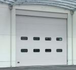 Commercial Vertical Lifting Insulated Sectional Doors 40/50mm Polyurethane Foam
