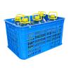 Buy cheap PP Supermarket Storage Mesh Basket for Fruit Vegetable Multifunction Blue Fruit Basket from wholesalers