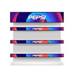 23.1 Inch Stretched Lcd Screen Bar Style Digital Signage For Shelf Edge