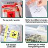 Buy cheap MEDICAL BIOHAZARD ZIPPER SPECIMEN Laboratory Reusable Disposable Zipper Biohazard Kangaroo Collection Specimen Bag from wholesalers