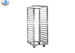 RK Bakeware China 32 Trays Baking Tray Trolley / Gastronorm Food Trolley Cheese