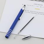 Business Office Metal Matte Press Ball Pen Print Logo Fluent Writing Gift Ball